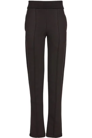 Salvatore Ferragamo Pants slip-on con parche del logo