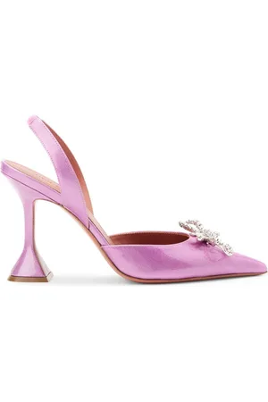 Amina Muaddi Zapatillas Rosie con tacón de 95mm