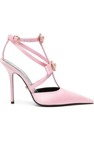 VERSACE Zapatillas Gianna Ribbon Cage con tacón de 110mm