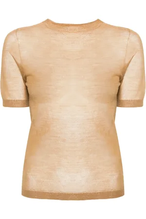 Acne Studios Playera semitransparente