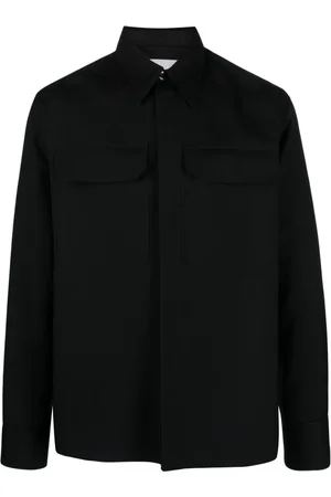 Jil Sander Sobrecamisa con cuello de pico