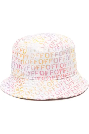 OFF-WHITE Gorro de pescador con logo estampado