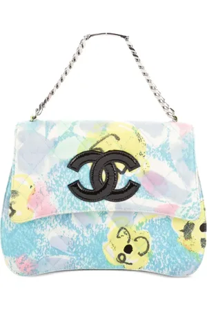 CHANEL Tote con motivo floral 1997