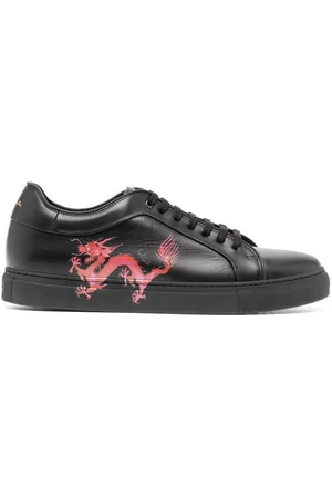 Paul Smith Tenis con dragones estampados