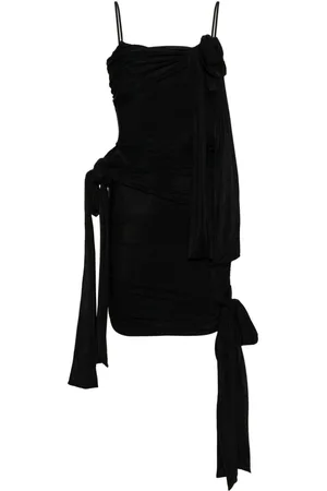 BLUMARINE Vestido sin mangas con cuello cuadrado