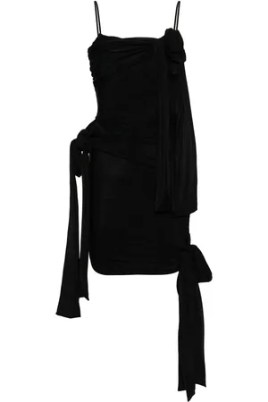 BLUMARINE Vestido sin mangas con cuello cuadrado