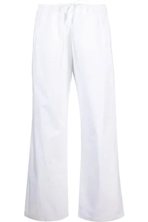 MATTEAU Pantalones rectos con cordones en la pretina