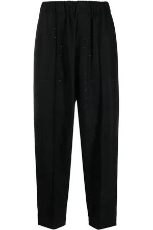 UNDERCOVER Pantalones tapered con detalles de strass