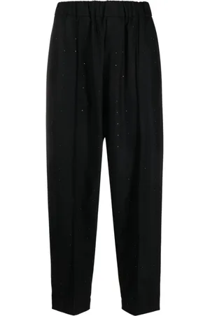 UNDERCOVER Pantalones tapered con detalles de strass