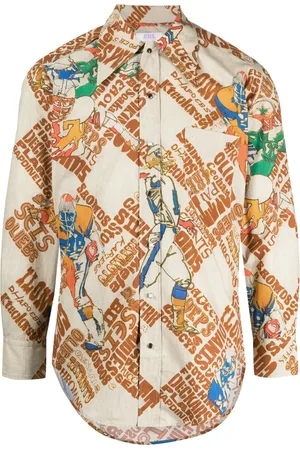 ERL Camisa con estampado gráfico