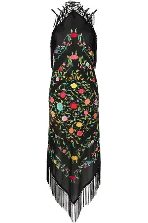 Conner Ives Vestido Piano-Shawl