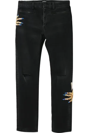 UNDERCOVER Jeans rectos con bordados