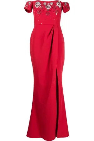 Marchesa Notte Vestido de fiesta con un hombro descubierto