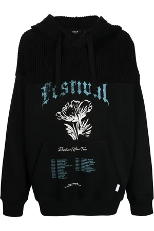 FIVE CM Hoodie con estampado gráfico y cordones