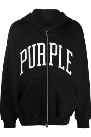 Purple Brand Hoodie con logo estampado