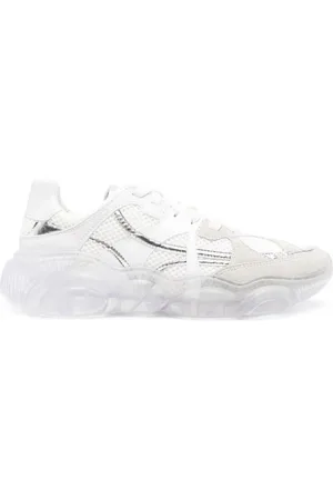 Moschino Tenis con agujetas y suela gruesa