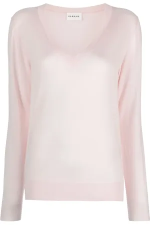 P.A.R.O.S.H. Top de tejido fino con cuello en V