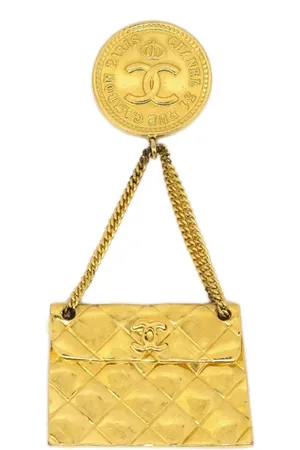 CHANEL Broche en forma de bolsa Classic Flap 1994