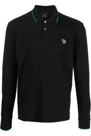 Paul Smith Playera tipo polo con motivo Zebra