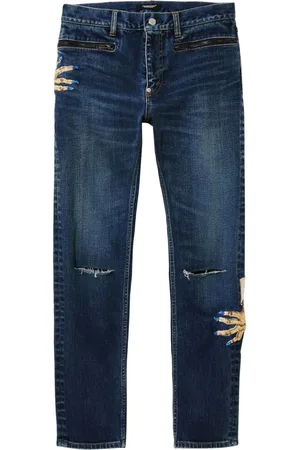 UNDERCOVER Jeans rectos con bordados