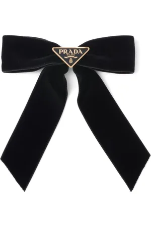 Prada Clip para el cabello con logo triangular