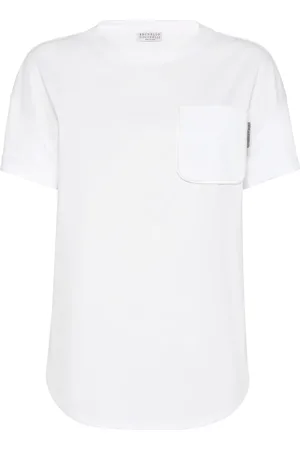 Brunello Cucinelli Playera con cuello redondo