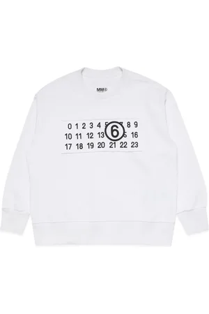 Maison Margiela Sudadera con motivo de números