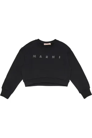 Marni Sudadera con logo de glitter