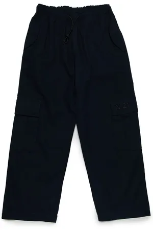 Nº21 Pantalones anchos con cordones en la pretina