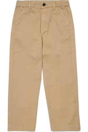 Diesel Pantalones rectos con logo bordado
