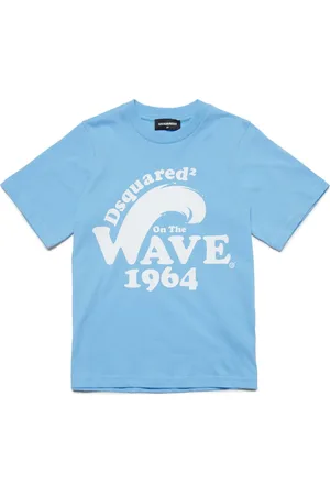 Dsquared2 Playera con ondas estampadas