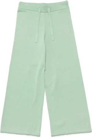 Maison Margiela Pantalones tejidos con diseño ancho