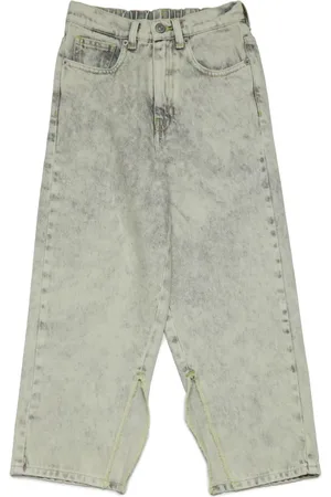 Maison Margiela Jeans anchos con efecto lavado