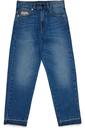 Nº21 Jeans rectos con efecto envejecido