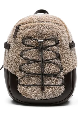 Brunello Cucinelli Mochila con ribete texturizado