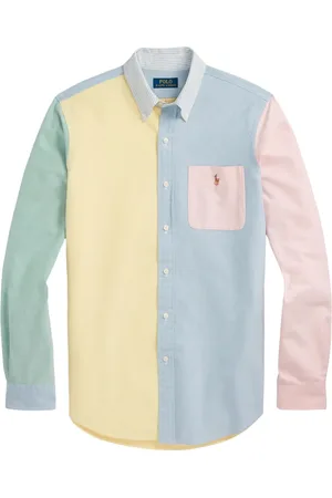 Ralph Lauren Camisa Oxford con diseño color block