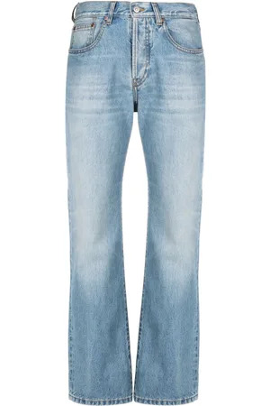 Victoria Beckham Jeans rectos con parche del logo