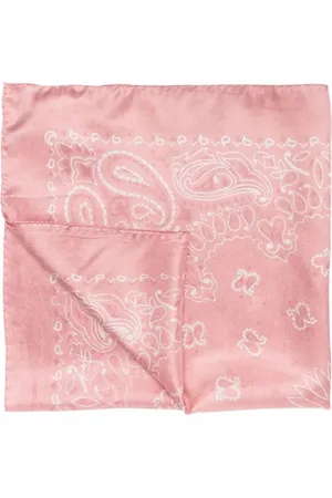 Golden Goose Mascada de seda con estampado de bandana