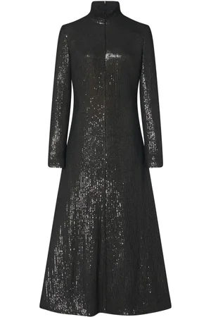 ROSETTA GETTY Vestido con cuello vuelto y lentejuelas