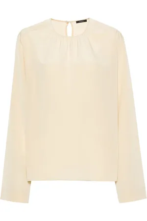 Joseph Blusa de seda Braidwood