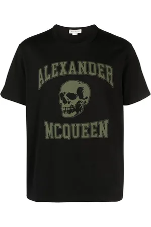 Alexander McQueen Playera con logo estampado