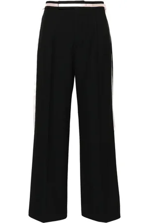 Pinko Pantalones palazzo con detalle de cinta de x Patrick McDowell