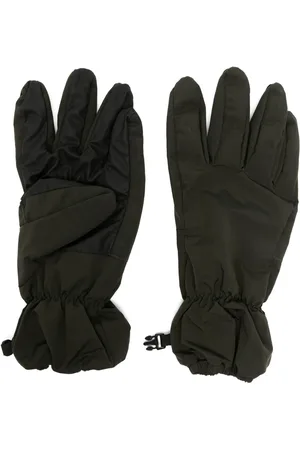 Stone Island Guantes con paneles y logo estampado