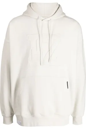 Izzue Hoodie texturizada con aplique del logo