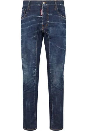 Dsquared2 Jeans rectos con aplique del logo