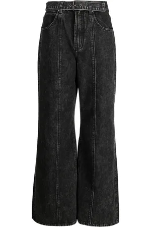 Izzue Jeans anchos con paneles