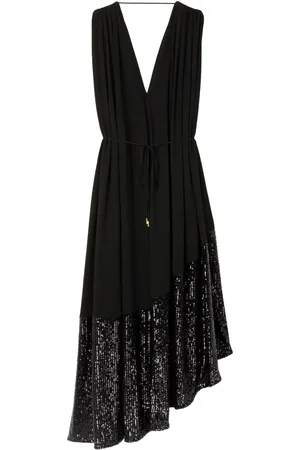 AZ FACTORY Vestido largo bordado con lentejuelas
