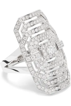 Statement Anillo de coctel Ring My Way en plata de ley con diamante