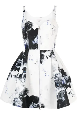 Alexander McQueen Vestido corto Chiaroscuro