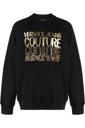 VERSACE Sudadera con logo estampado